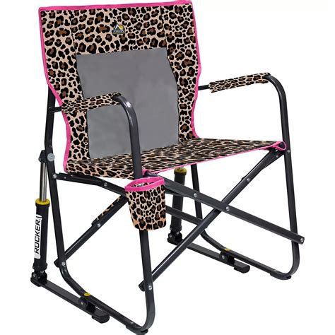 A camping rocking chair designed for the great outdoors! Easy to transport and set up, with smooth rocking on any surface, anywhere. . Gci outdoor cheetah